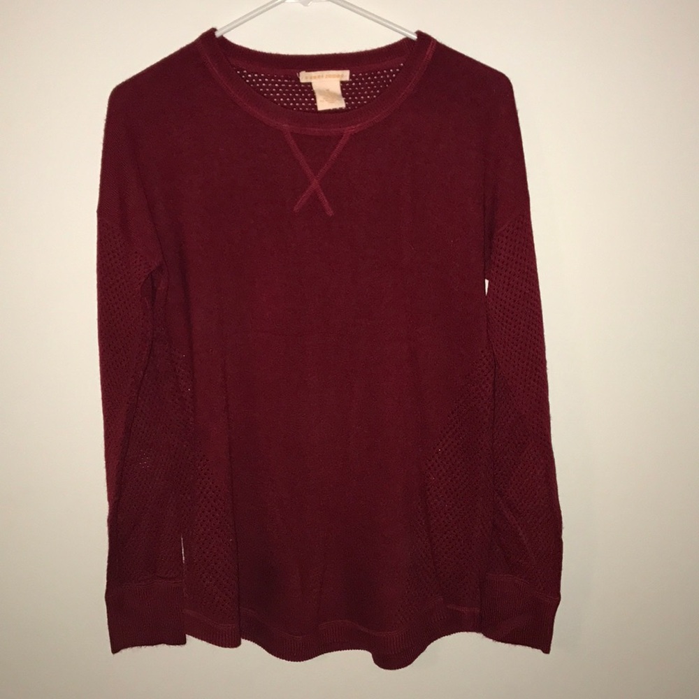 Sweet Romeo Dark Red Sweater